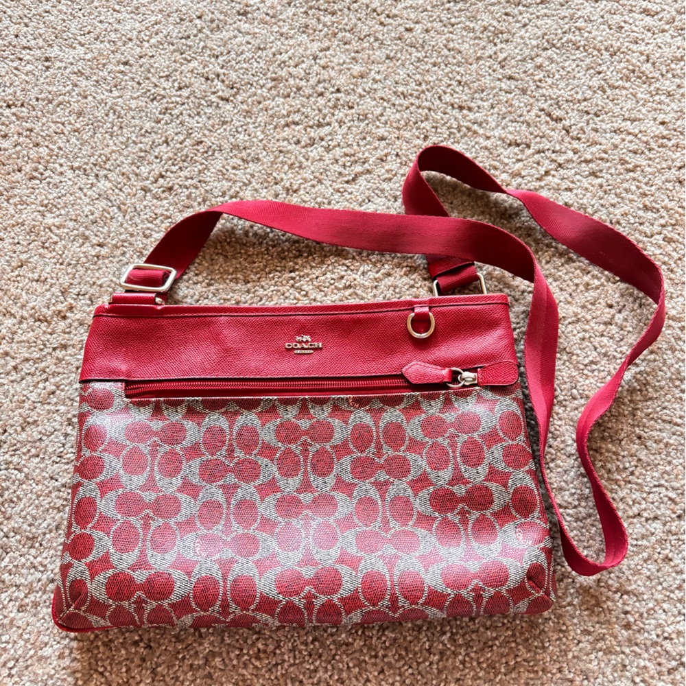 Coach Signature PVC Spencer Crossbody 33479